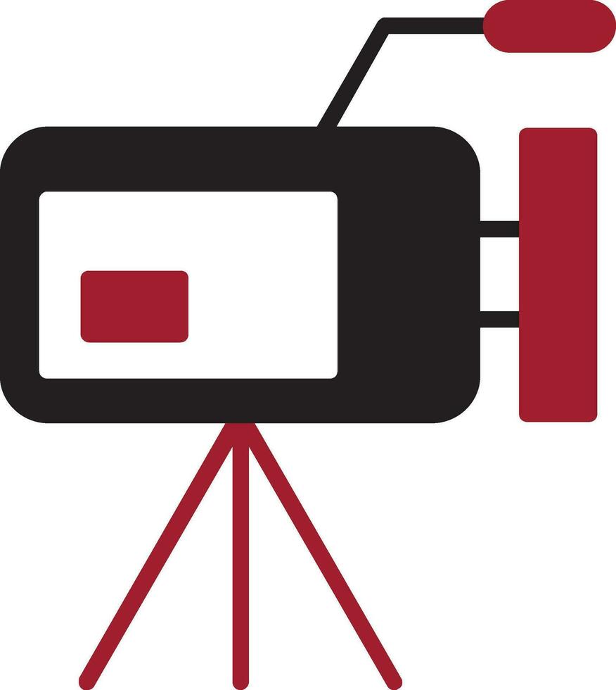 News camera Vector Icon