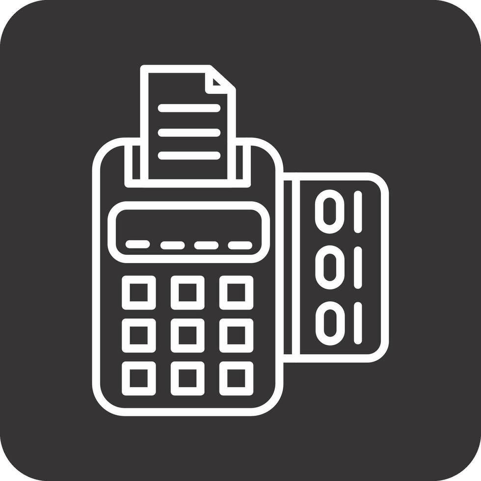 Pos Terminal Vector Icon