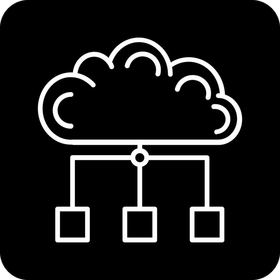 nube propiedades vector icono