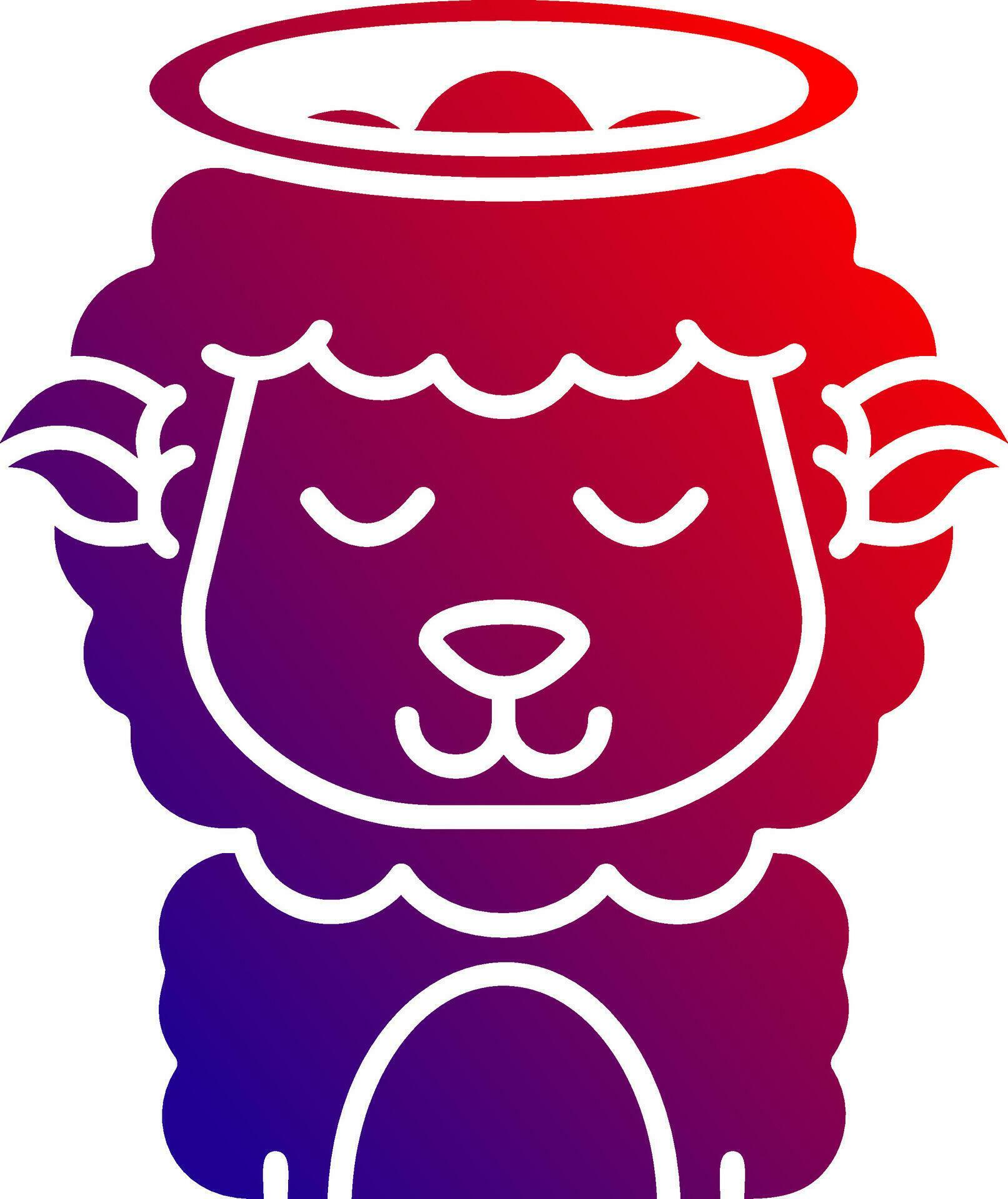 Angel Solid Gradient Icon 36991166 Vector Art at Vecteezy
