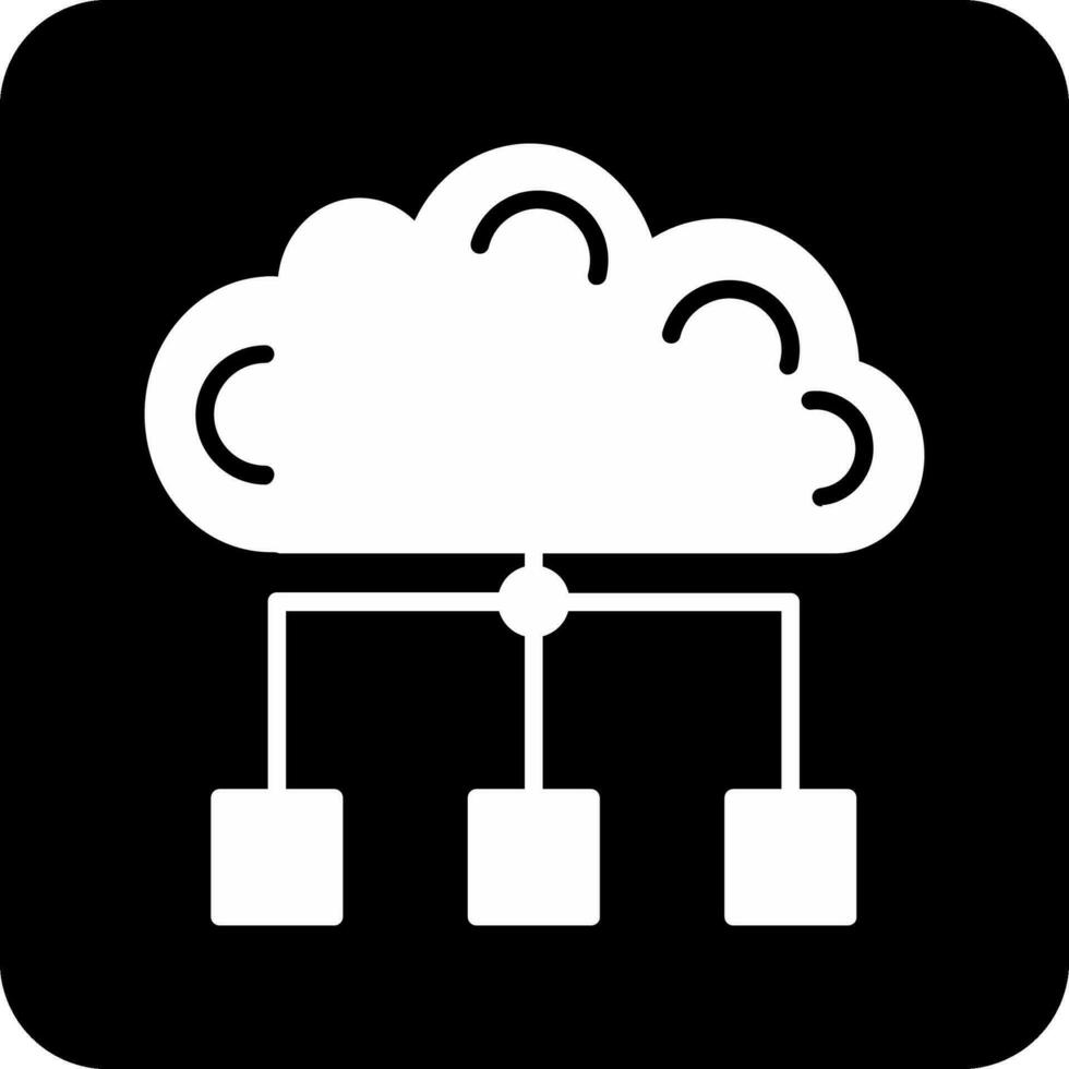 nube propiedades vector icono