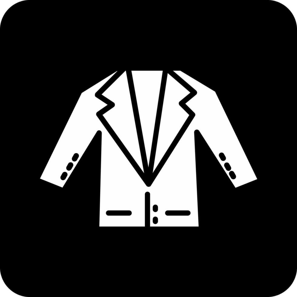 icono de vector de traje