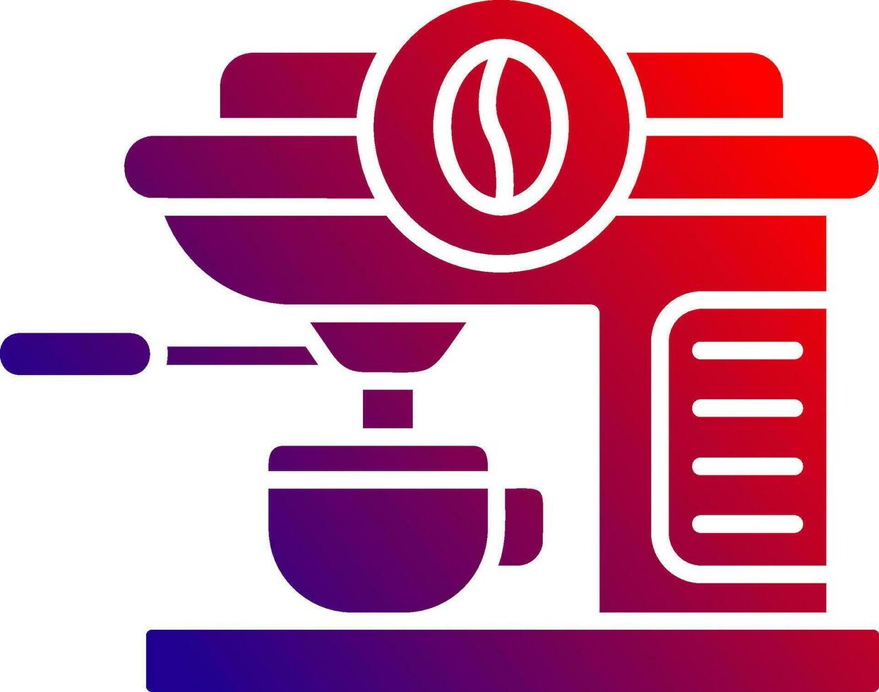 Coffee machine Solid Gradient Icon 36991367 Vector Art at Vecteezy