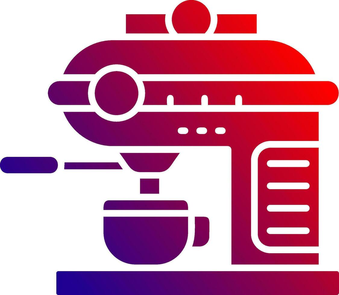Coffee machine Solid Gradient Icon 36991379 Vector Art at Vecteezy