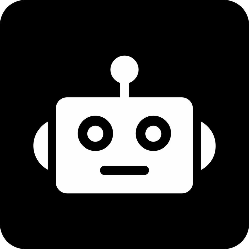 icono de vector de robot