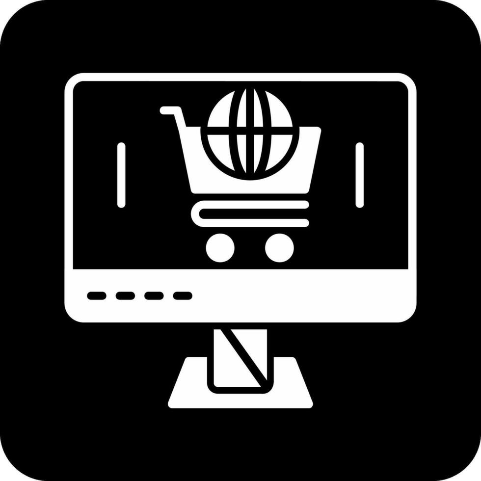 icono de vector de comercio electrónico