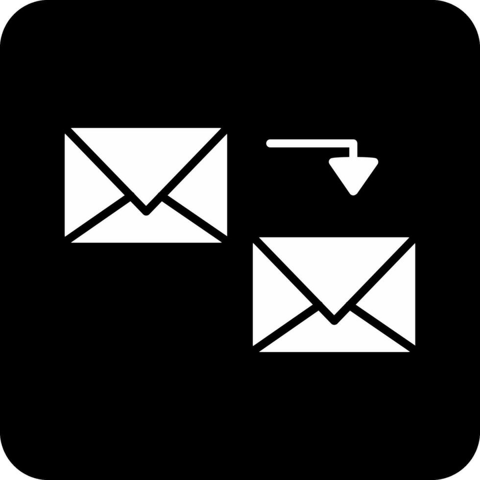 enviar icono de vector de correo