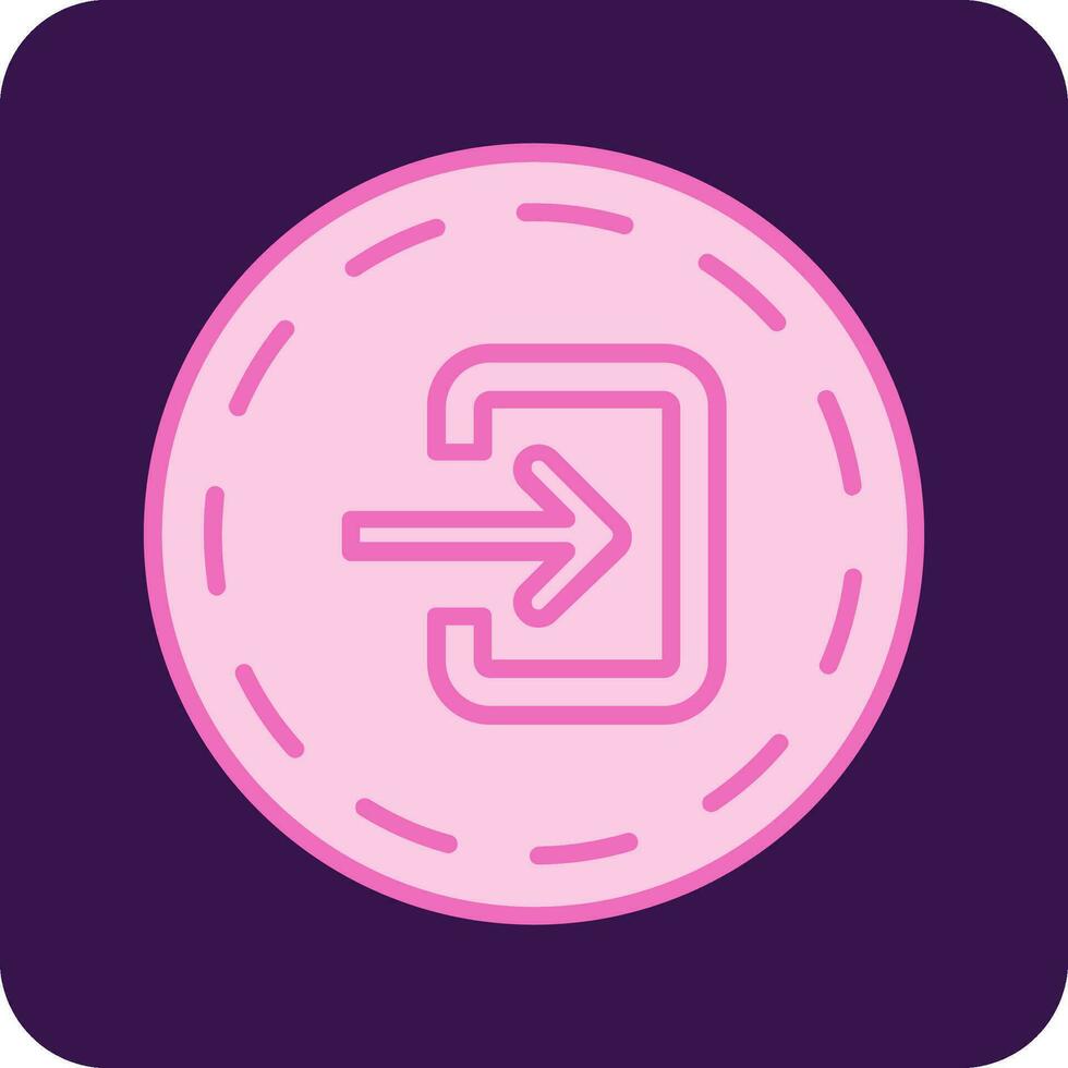 Log In Vector Icon