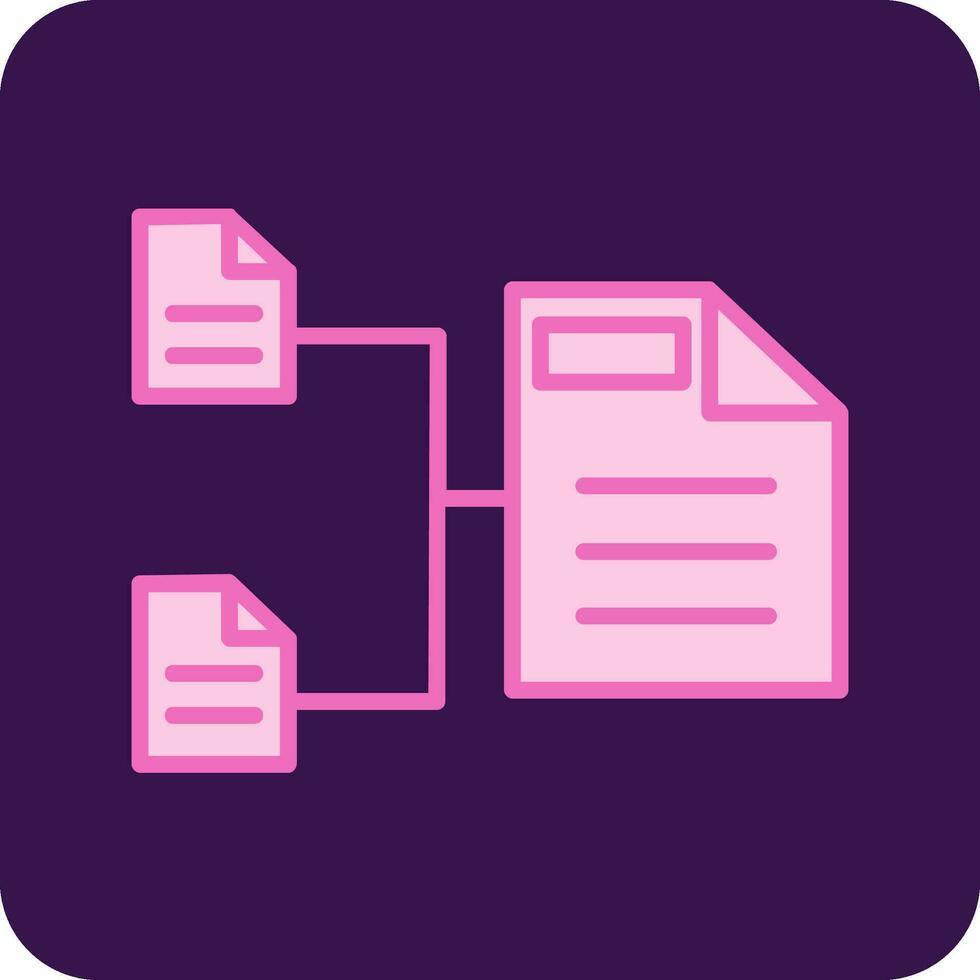 datos modelo vector icono