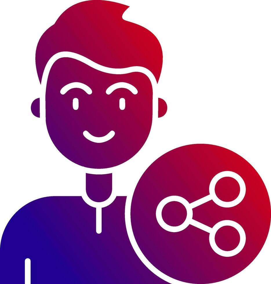 Share Solid Gradient Icon 36992573 Vector Art at Vecteezy