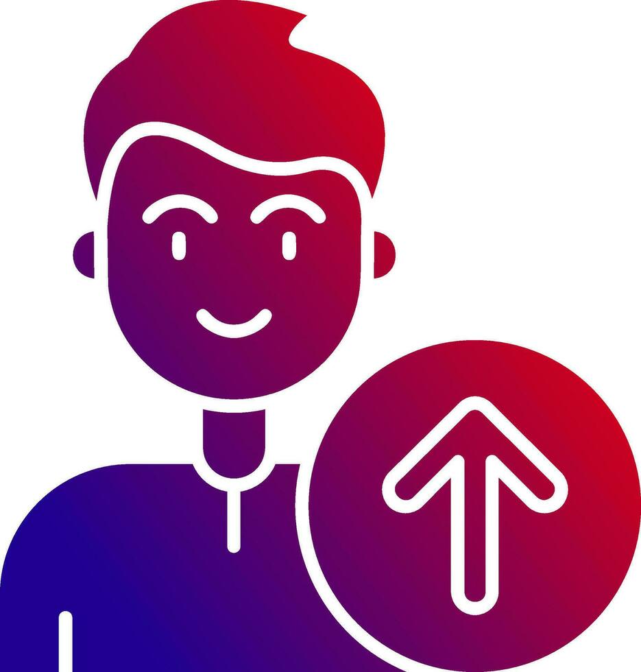 Up Solid Gradient Icon 36992586 Vector Art at Vecteezy