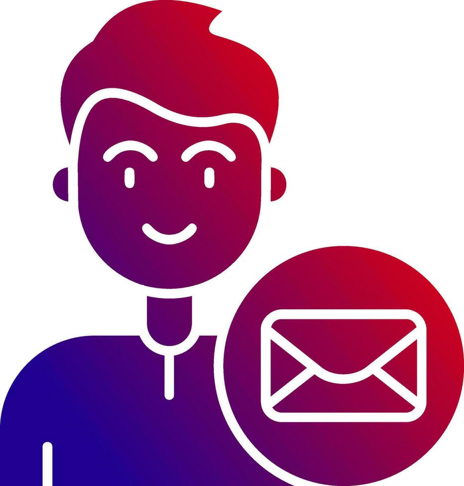Email Solid Gradient Icon 36992610 Vector Art at Vecteezy
