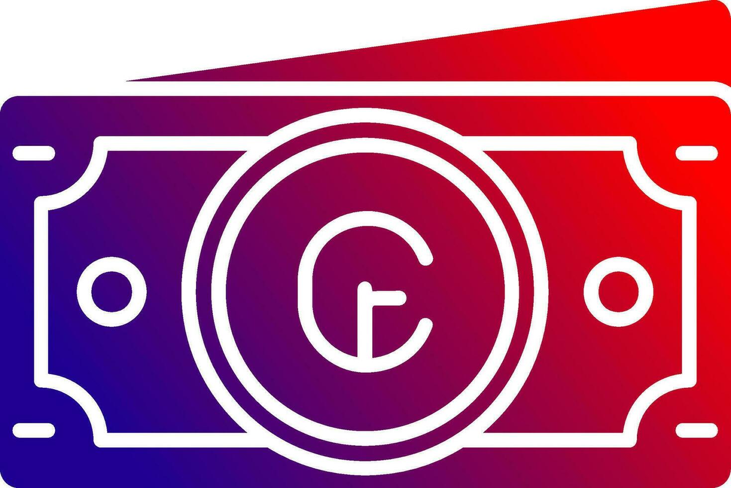 Cruzeiro Solid Gradient Icon vector