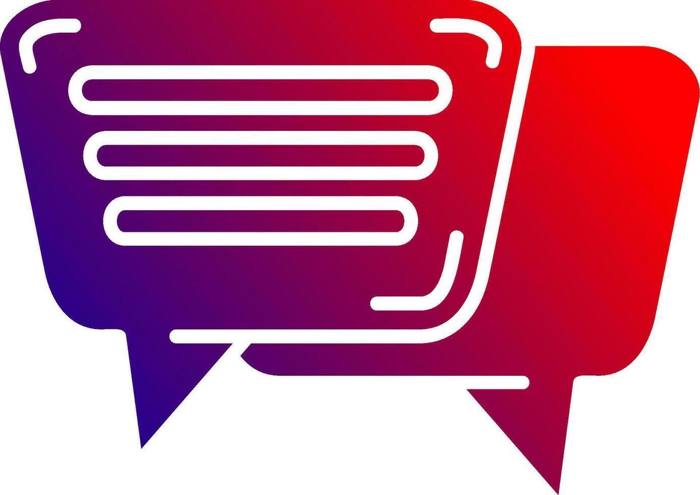 Message Solid Gradient Icon 36992825 Vector Art at Vecteezy
