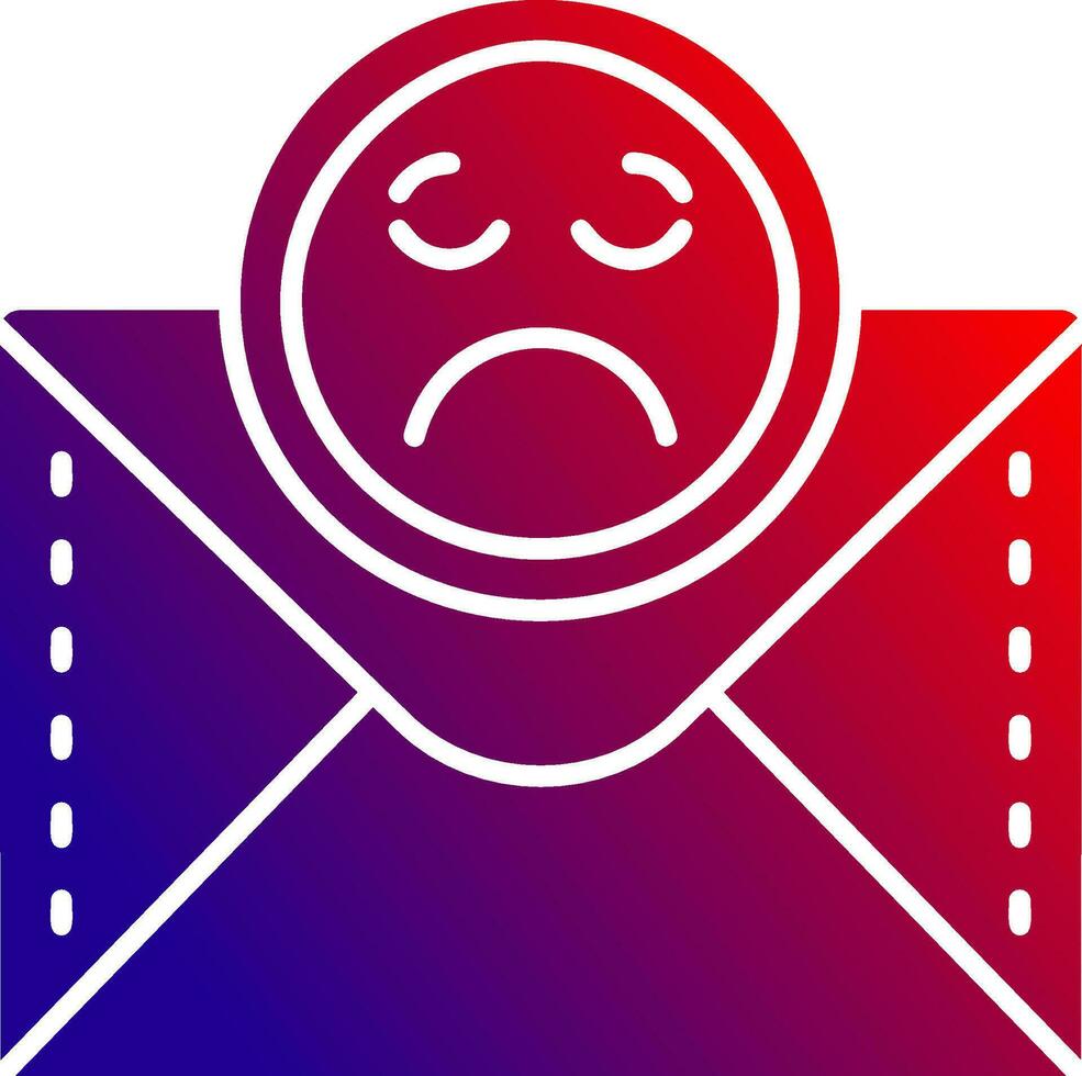Emoji Solid Gradient Icon vector