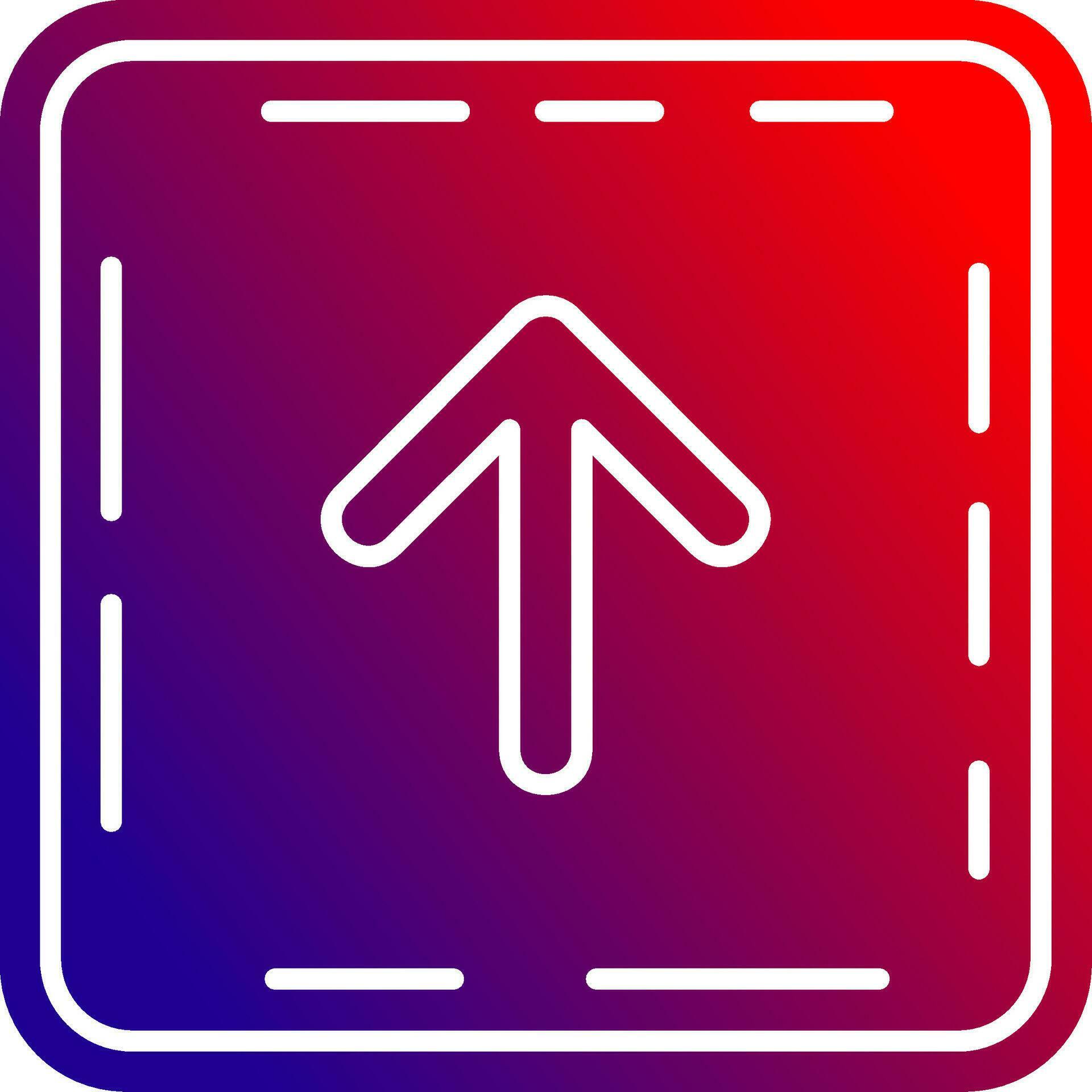 Up arrow Solid Gradient Icon 36992875 Vector Art at Vecteezy