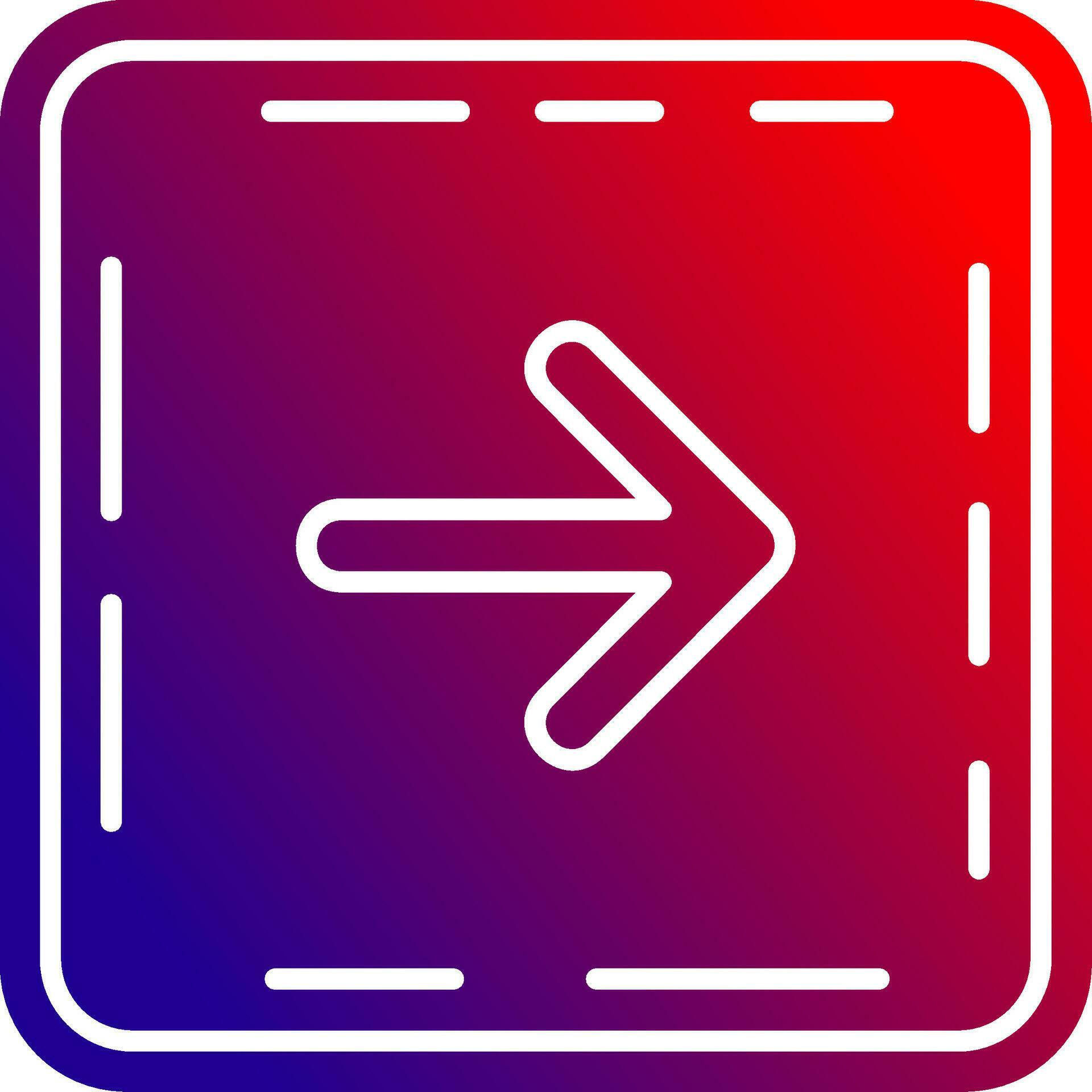 Right arrow Solid Gradient Icon 36992878 Vector Art at Vecteezy