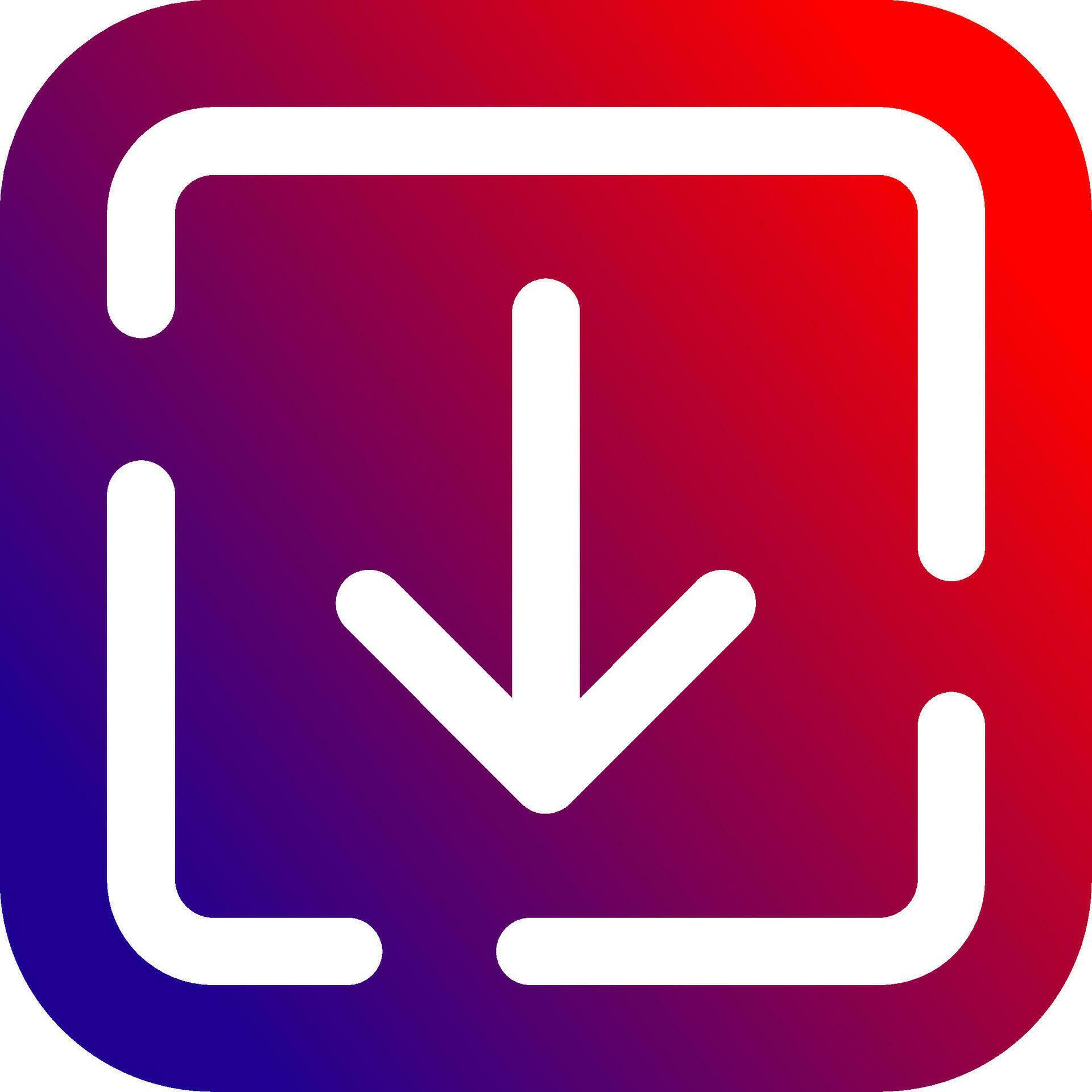 Down arrow Solid Gradient Icon 36993034 Vector Art at Vecteezy