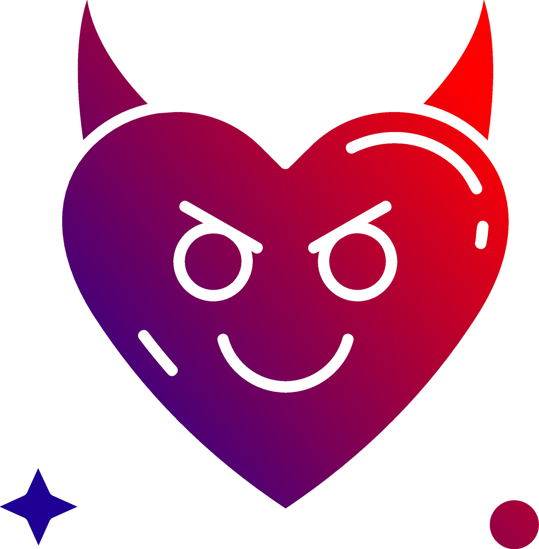 Demon Solid Gradient Icon 36993122 Vector Art at Vecteezy