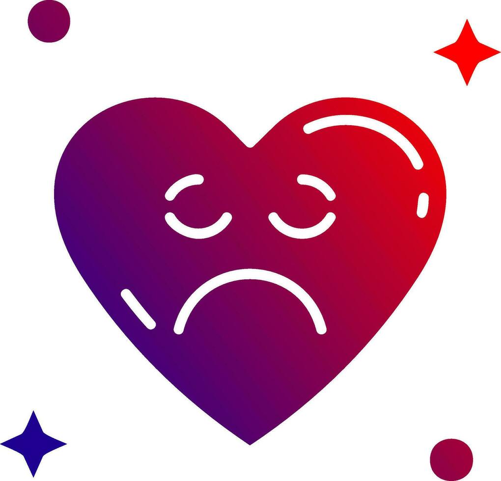 Sad Solid Gradient Icon 36993142 Vector Art at Vecteezy