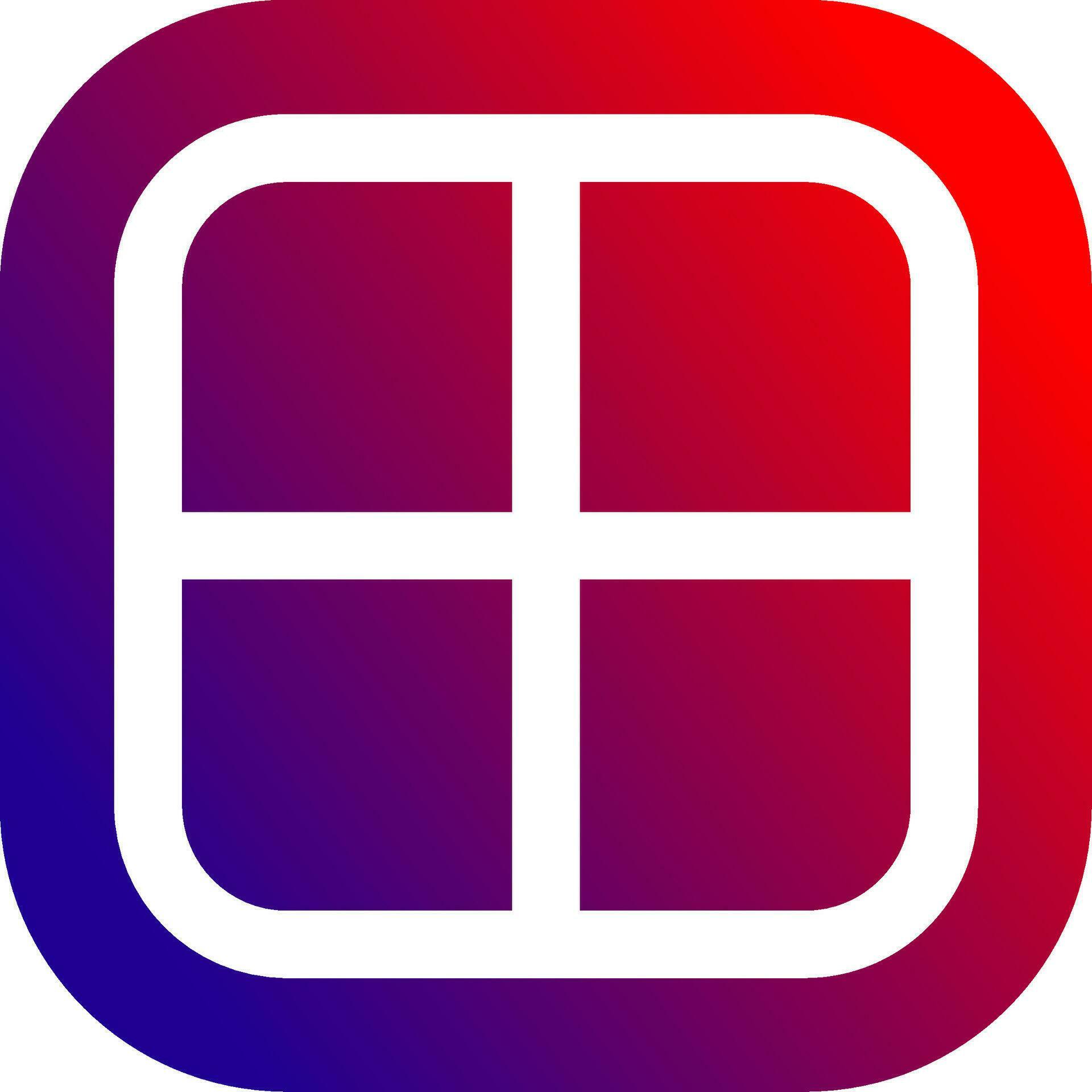 Layout Solid Gradient Icon 36993169 Vector Art at Vecteezy