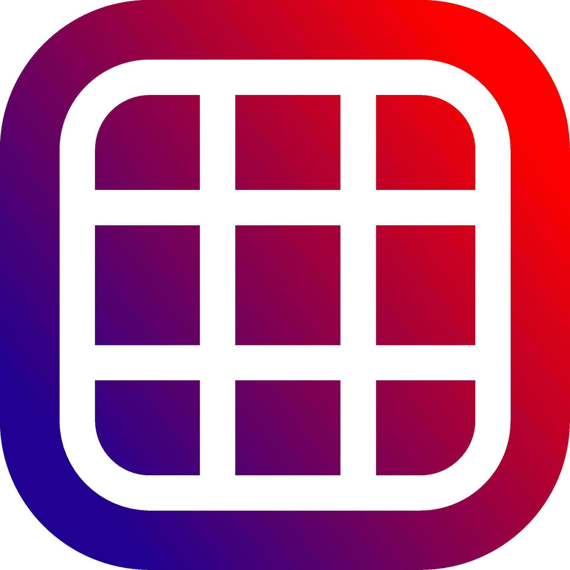 Layout Solid Gradient Icon 36993170 Vector Art at Vecteezy