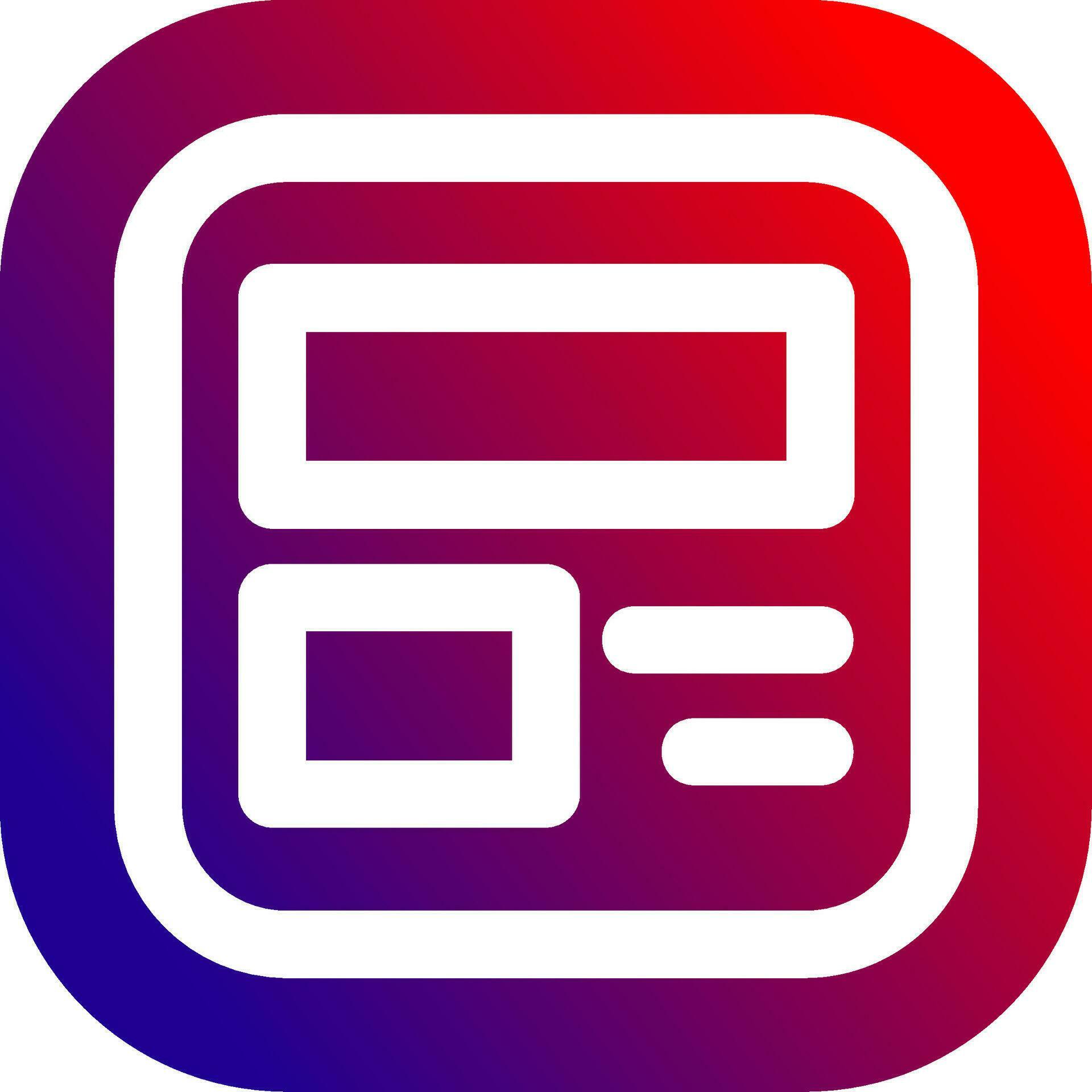 Layout Solid Gradient Icon 36993178 Vector Art at Vecteezy