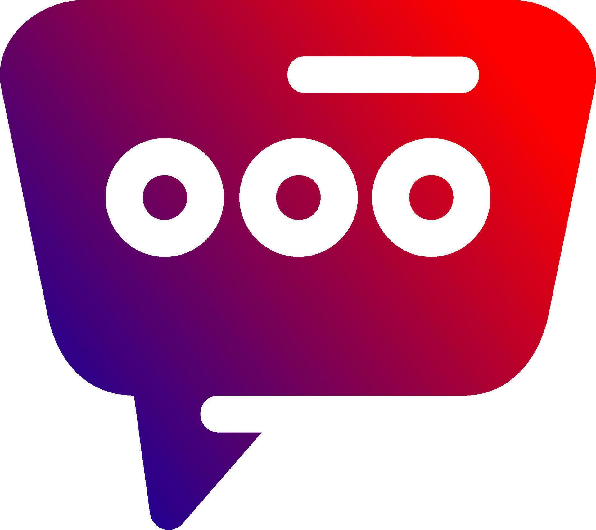 Message Solid Gradient Icon 36993218 Vector Art at Vecteezy