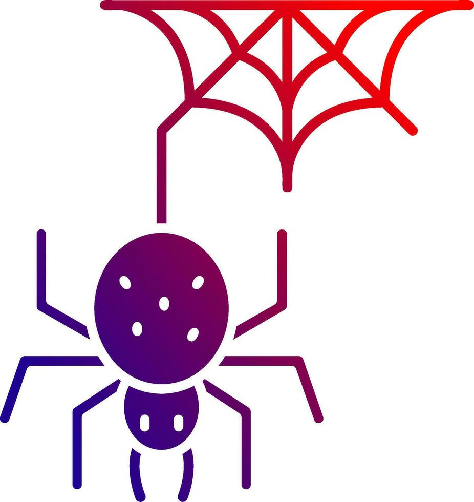 Spider Solid Gradient Icon 36993307 Vector Art at Vecteezy