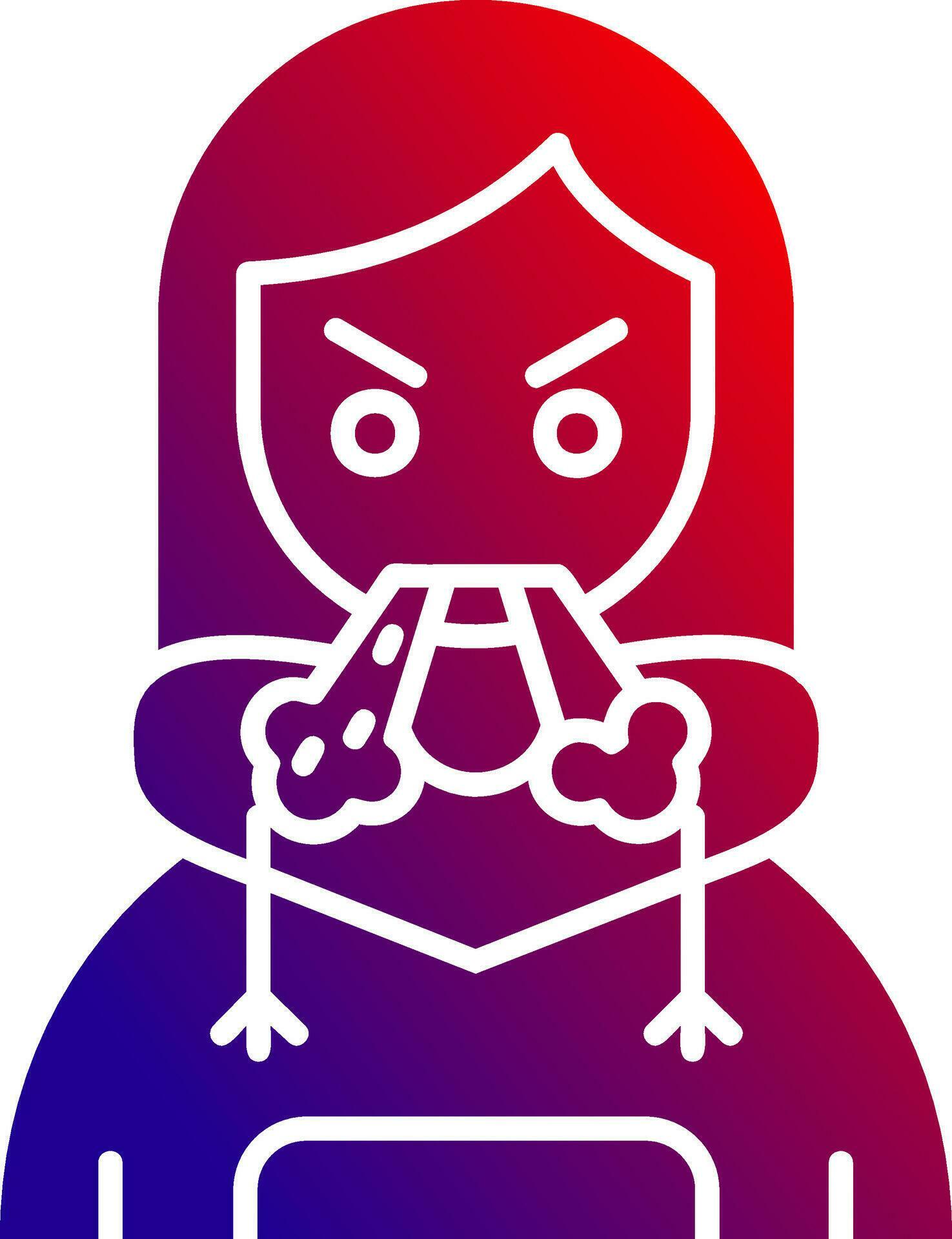Angry Solid Gradient Icon 36993450 Vector Art at Vecteezy