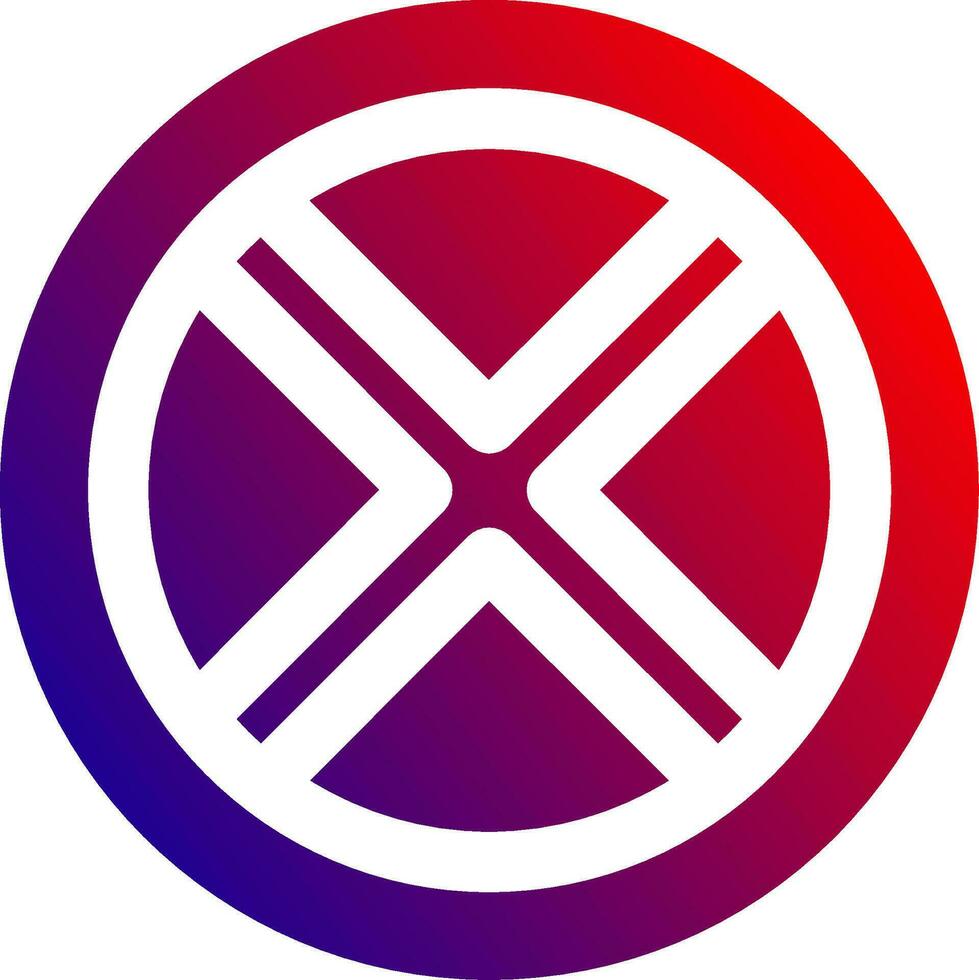 Block 2 Solid Gradient Icon vector