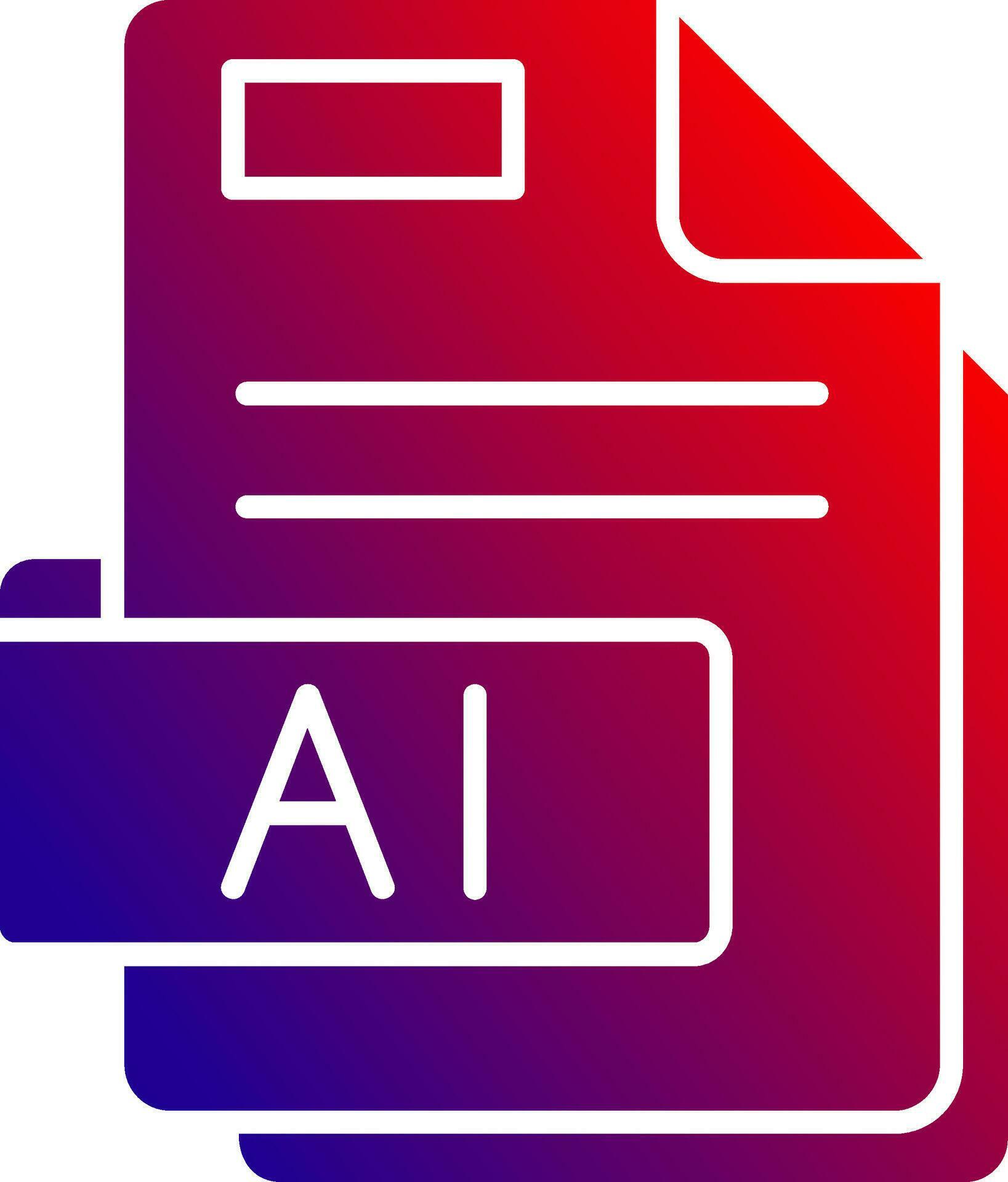 Ai Solid Gradient Icon 36993556 Vector Art at Vecteezy