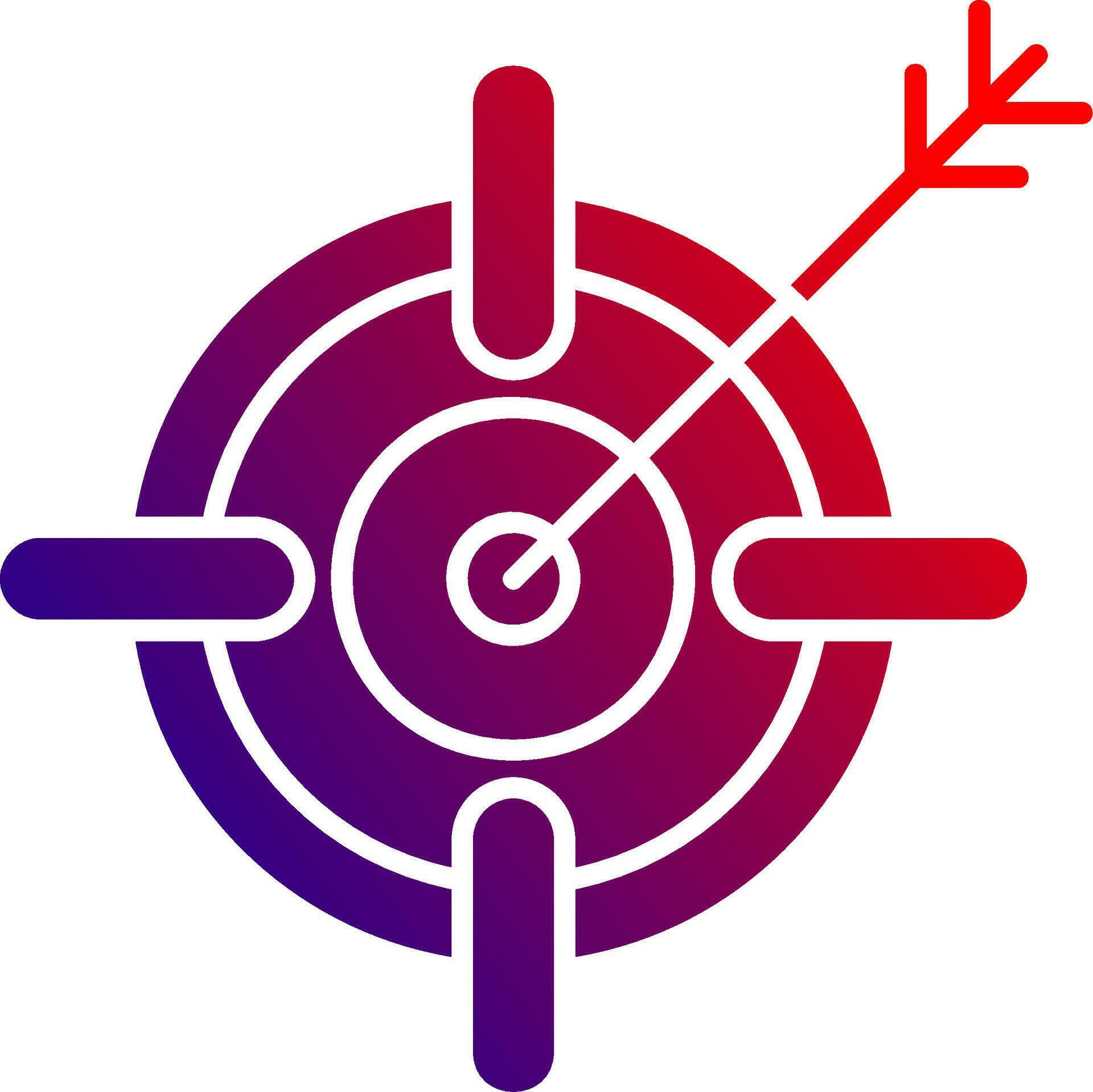 Target Solid Gradient Icon 36993705 Vector Art at Vecteezy
