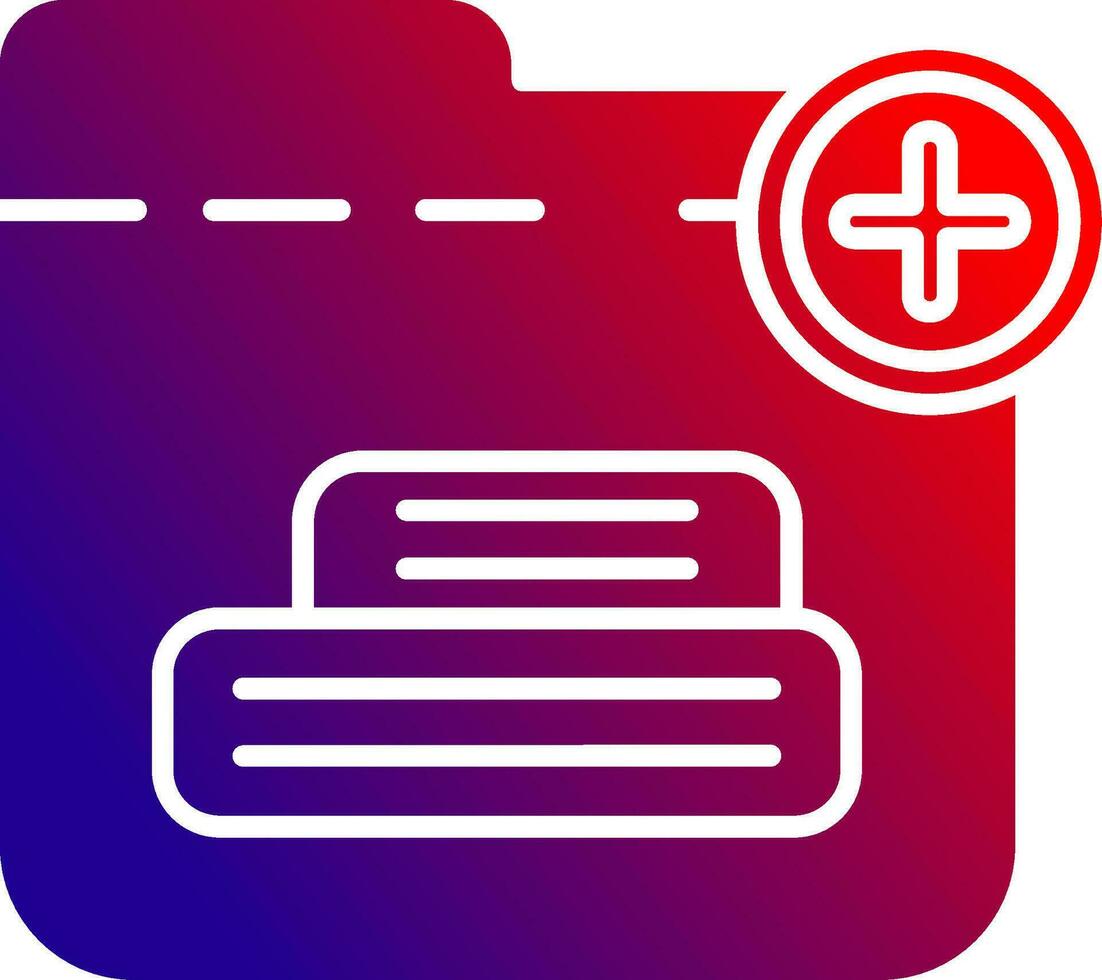 Folder Solid Gradient Icon 36993736 Vector Art at Vecteezy