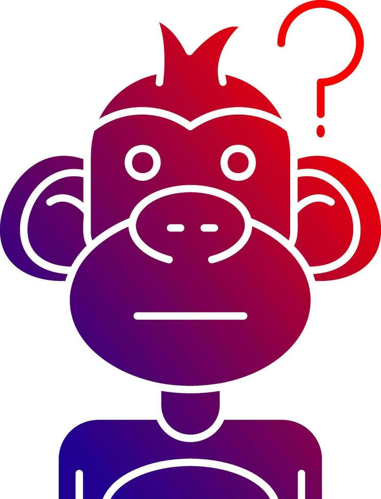 Thinking Solid Gradient Icon 36993785 Vector Art at Vecteezy