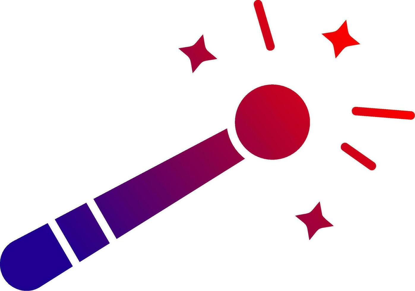 Magic tool Solid Gradient Icon vector