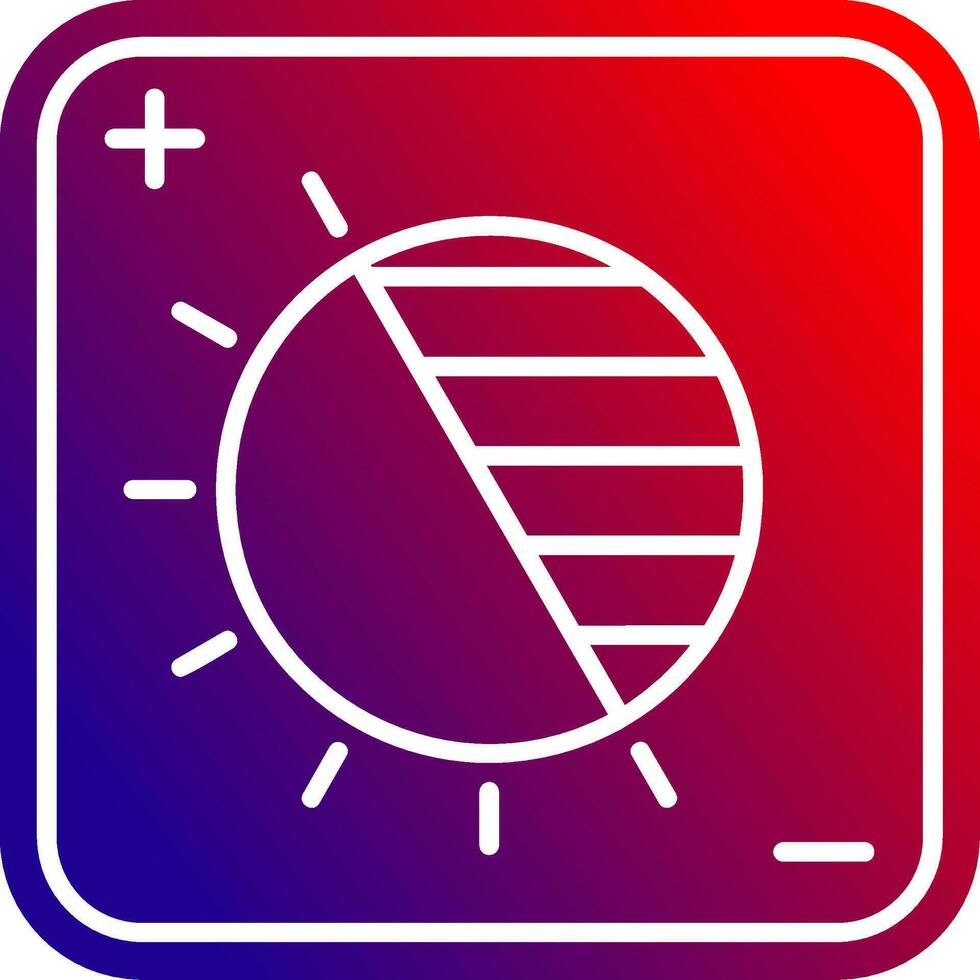 Exposure Solid Gradient Icon vector