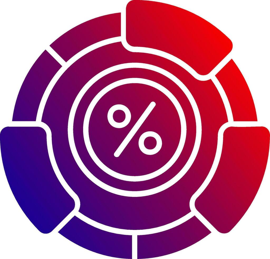 Ratio Solid Gradient Icon vector