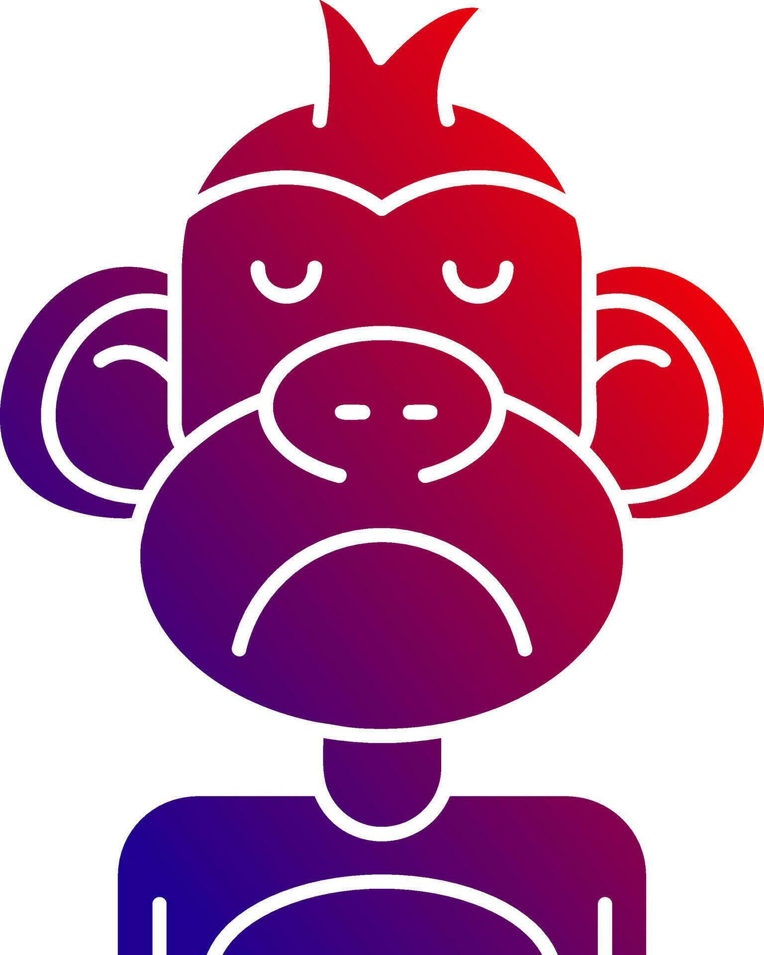 Sad Solid Gradient Icon 36993939 Vector Art at Vecteezy
