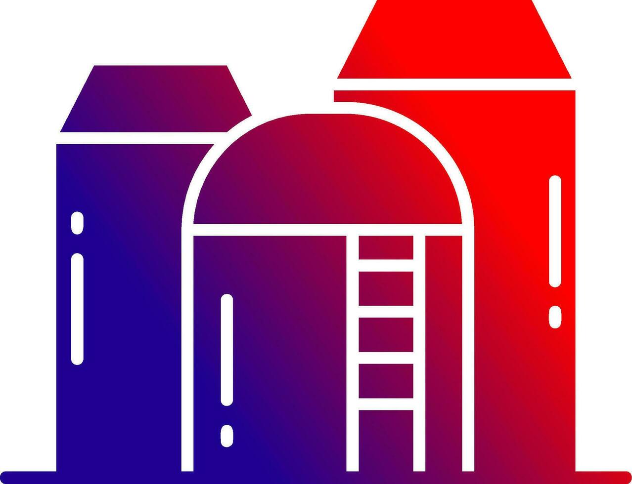 Silo Solid Gradient Icon vector