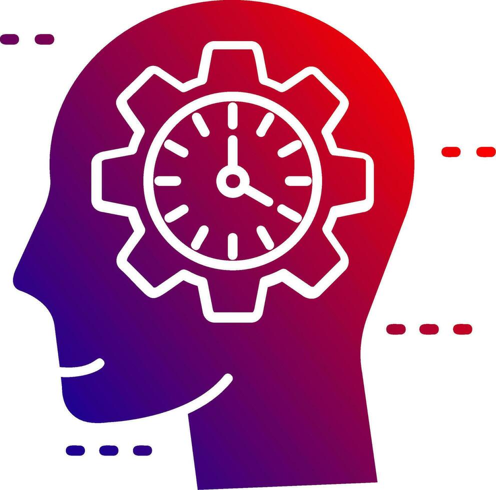 Time management Solid Gradient Icon 36994000 Vector Art at Vecteezy