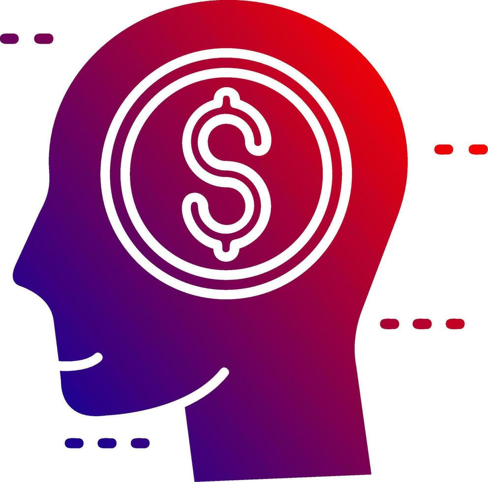 Greed Solid Gradient Icon vector