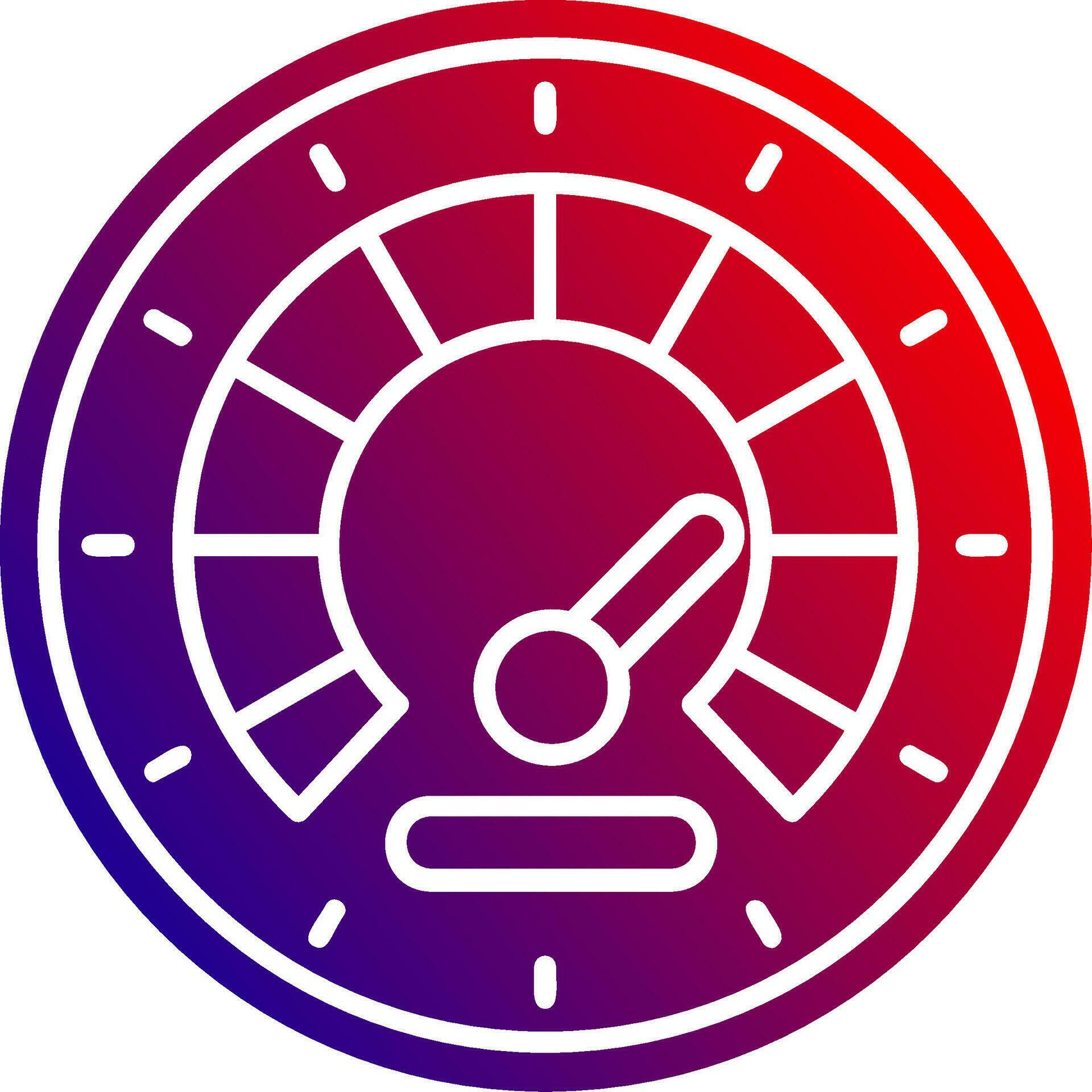Speedometer Solid Gradient Icon 36994114 Vector Art at Vecteezy