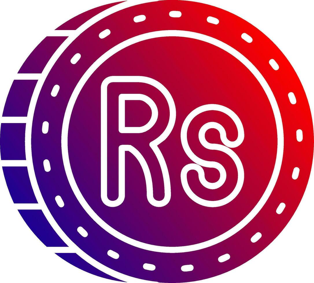 Rupee Solid Gradient Icon 36994124 Vector Art at Vecteezy
