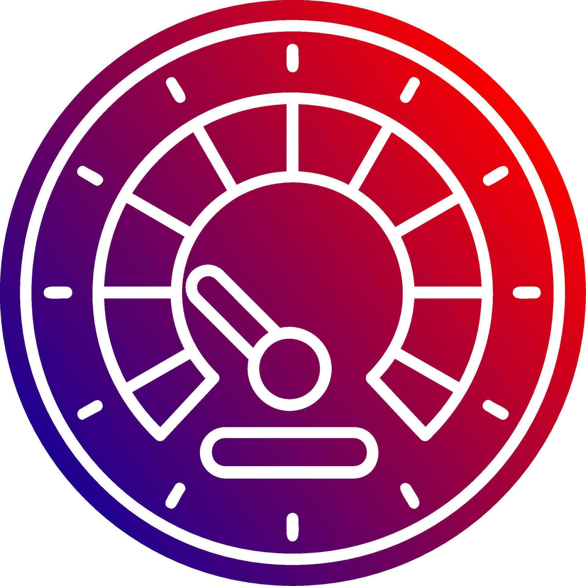 Speedometer Solid Gradient Icon 36994142 Vector Art at Vecteezy