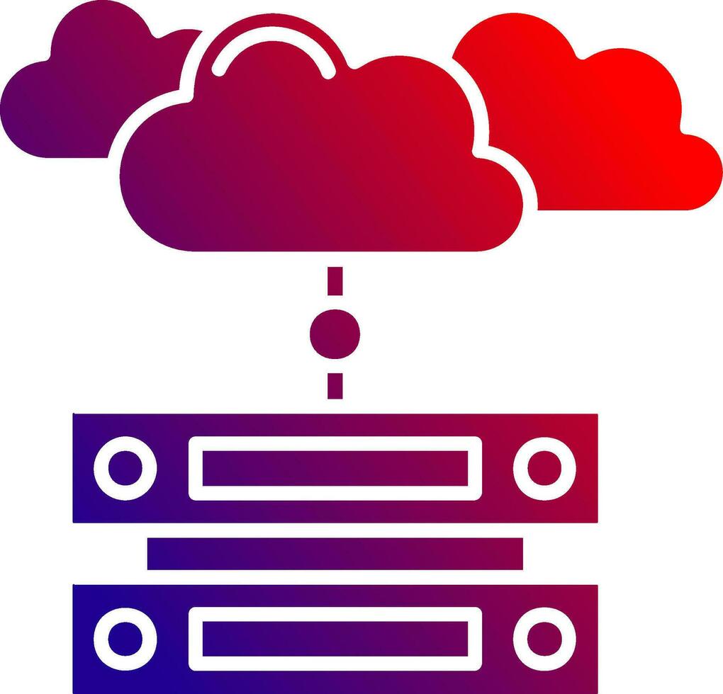 Cloud data Solid Gradient Icon 36994263 Vector Art at Vecteezy