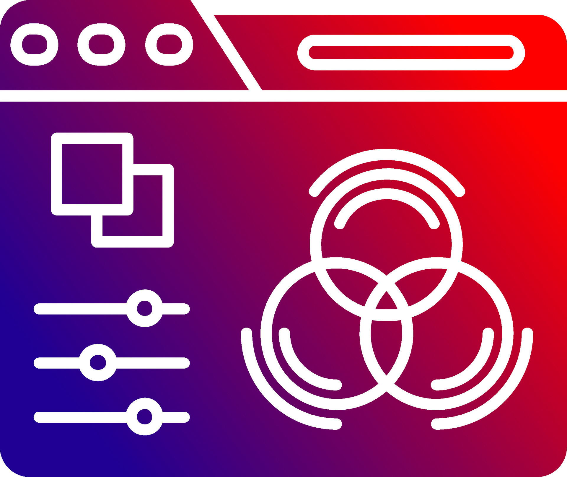 Color adjustment Solid Gradient Icon 36994305 Vector Art at Vecteezy