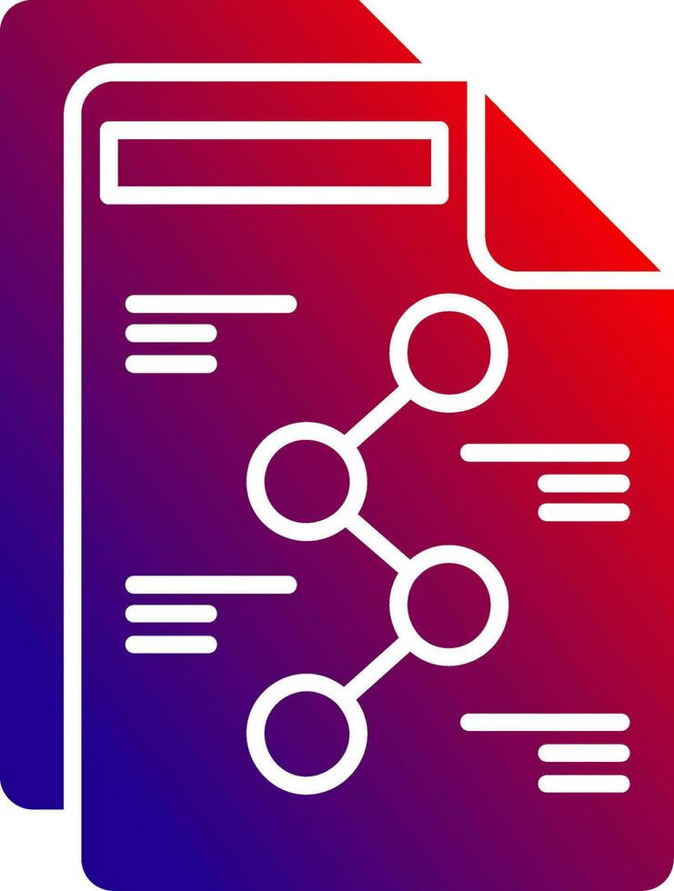 Infographics Solid Gradient Icon vector