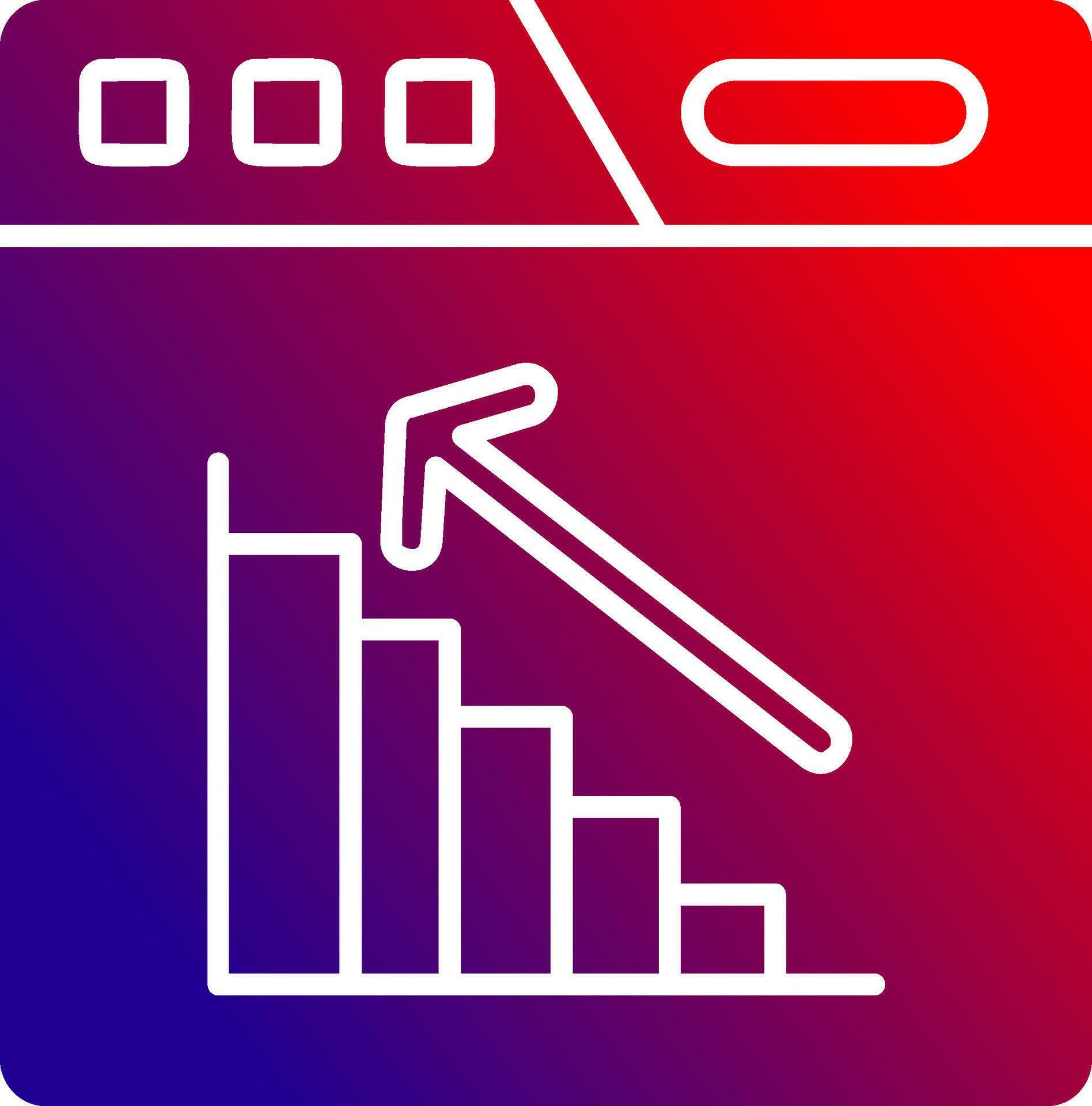 Bar chart Solid Gradient Icon 36994449 Vector Art at Vecteezy