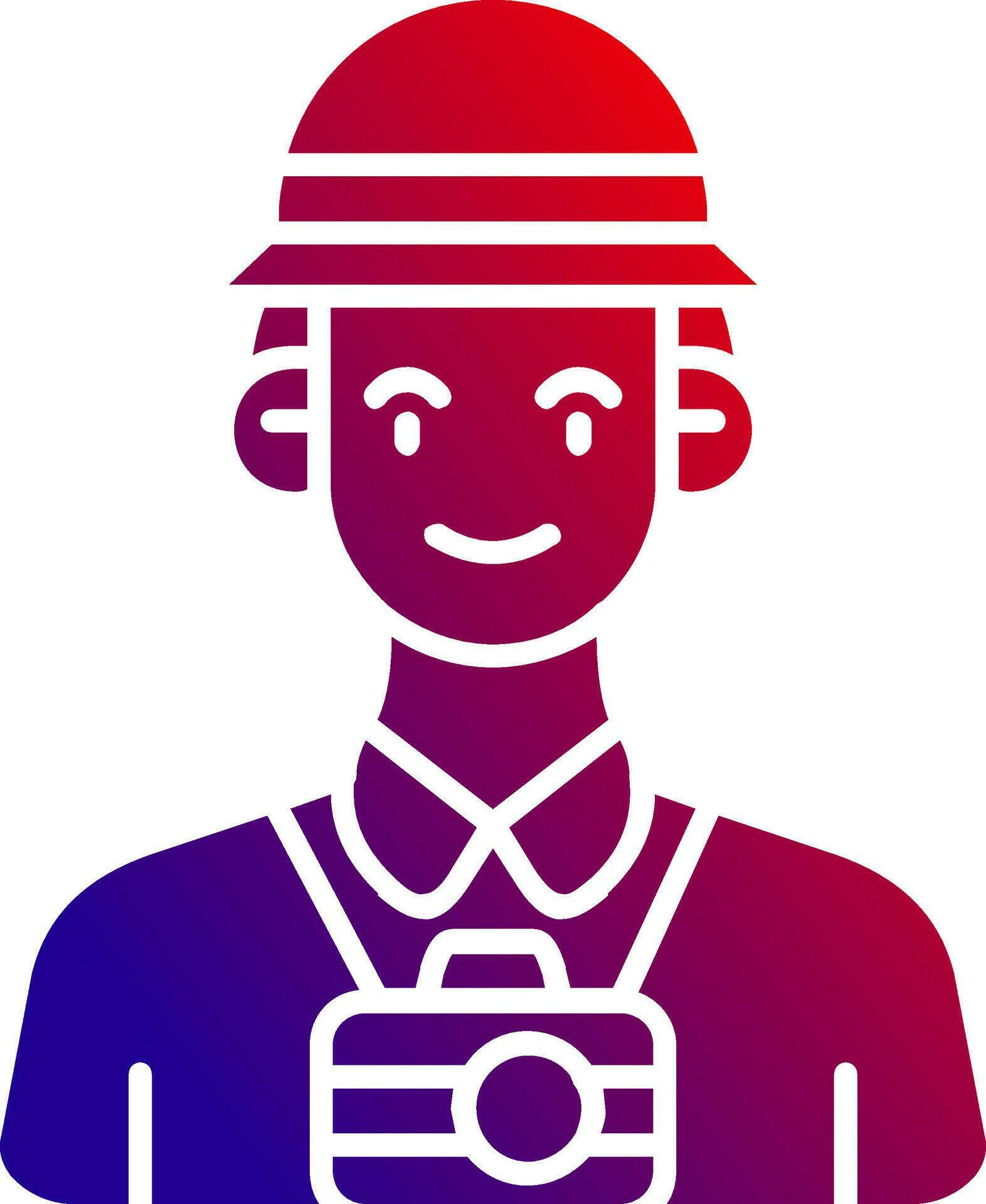 Visitor Solid Gradient Icon 36994585 Vector Art at Vecteezy